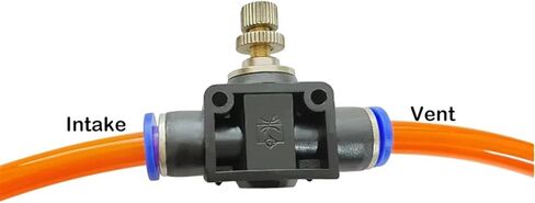 6PCS LSA Pneumatic Fittings Adjustable Flow Control Valve Speed Air Pressure Regulator Valves Throttle Quick Release Fitting(LSA6 (6PCS A Lot)) in Saudi Arabia