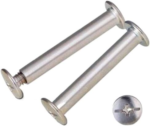 Screw Rivets 20pcs M4 Screws Cheap Snap Rivet Books Butt Screw Photo Album Binding Screw in Saudi Arabia