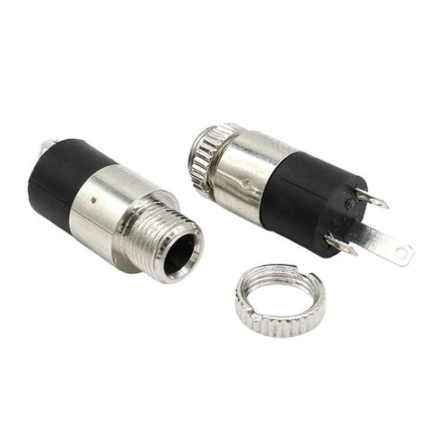 fengpeng 5PCS 3.5MM Cylindrical Socket PJ-392 Stereo Female Jack with Screw .5 Audio Video Headphone Connector PJ392 in Saudi Arabia