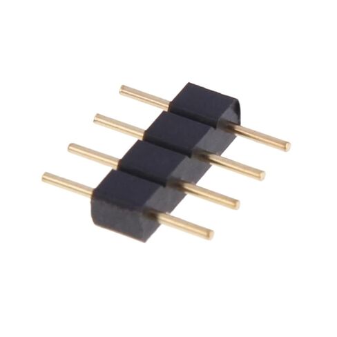 Fengpeng 10 قطعة موصل شريط LED 4 دبوس RGB صف مزدوج ذكر LED لمصباح 2835 5050 in Saudi Arabia