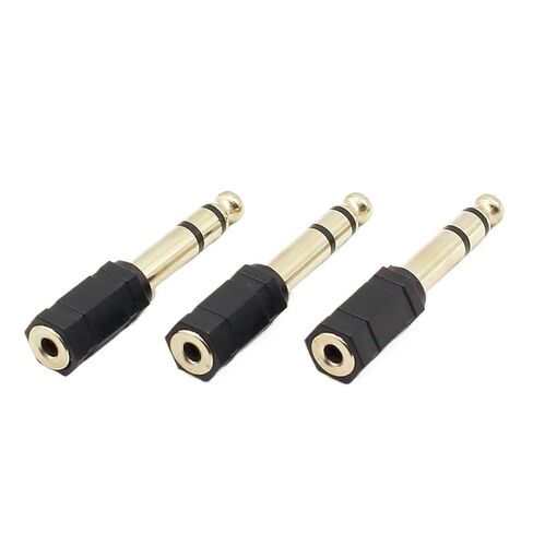 fengpeng 3 قطع جاك 6.35 زوايا أحادية موصل الصوت ومحول. 35 ملليمتر أحادية التوصيل إلى 3.5 ستيريو/أحادية جاك 3 قطعة/الوحدة in Kuwait