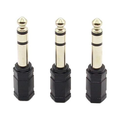 fengpeng 3 قطع جاك 6.35 زوايا أحادية موصل الصوت ومحول. 35 ملليمتر أحادية التوصيل إلى 3.5 ستيريو/أحادية جاك 3 قطعة/الوحدة in Kuwait