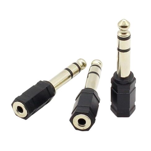 fengpeng 3 قطع جاك 6.35 زوايا أحادية موصل الصوت ومحول. 35 ملليمتر أحادية التوصيل إلى 3.5 ستيريو/أحادية جاك 3 قطعة/الوحدة in Kuwait