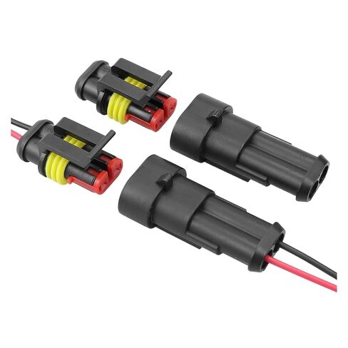 Fengpeng 10 عدة 2 دبوس طريقة موصل سلك كهربائي مقاوم للماء التوصيل 1.5 مللي متر محطات 2Pin HID مصباح زينون تلقائي in Kuwait