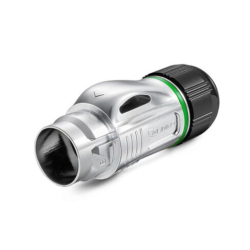 1Pcs BD24 Zinc Alloy Metal Waterproof Single Mode LC Optical Fiber Connector Coupler Without Fiber High Performance(Socket D ONLY) in Saudi Arabia