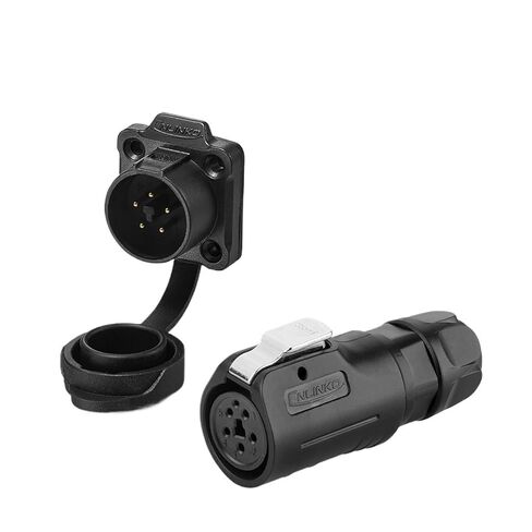 1Pcs 2 3 4 5 6 7 8 Pin M12 Waterproof Industrial Connectors Cable Power IP68 AC/DC Female Male Socket PBT Plastic Jack(2 Pin Set) in Saudi Arabia