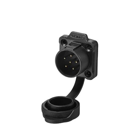 1Pcs 2 3 4 5 6 7 8 Pin M12 Waterproof Industrial Connectors Cable Power IP68 AC/DC Female Male Socket PBT Plastic Jack(2 Pin Set) in Saudi Arabia