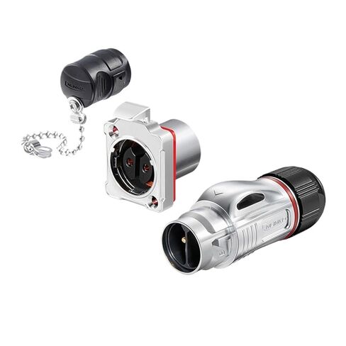 1Pcs Waterproof IP68 M24 Circular Connector 2 3 4 10 12 19 24 Pin BD24 Outdoor Panel Connector for Power Signal Equipments(Type C Set,12P) in Saudi Arabia