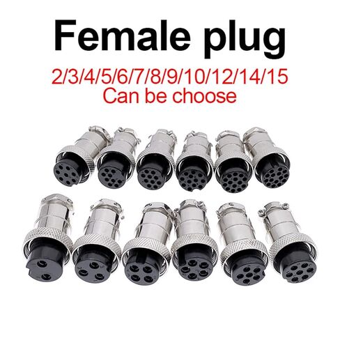 Aviation Docking Connector Male/Female Plug 20mm GX20D Push-Pull Circular Connectors 2Pin3/4/5/6/7/8/9pin/10/12/14/15pin 1Pcs(3P) in Saudi Arabia
