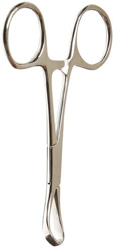 Medline Lorna Towel Clamps, Nonperforated, Stainless Steel, Floor Grade, 3.75 Inches, Box of 12 Each in Saudi Arabia