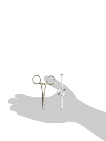Medline Lorna Towel Clamps, Nonperforated, Stainless Steel, Floor Grade, 3.75 Inches, Box of 12 Each in Saudi Arabia