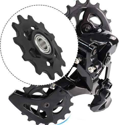 2Pcs Bicycle Rear Derailleur Pulley 11 Speed 12T Jockey Wheel Compatible with SRAM XX1/XO1/GX in Saudi Arabia