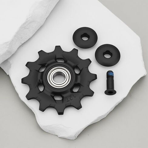 2Pcs Bicycle Rear Derailleur Pulley 11 Speed 12T Jockey Wheel Compatible with SRAM XX1/XO1/GX in Saudi Arabia