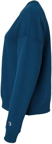 Champion Womens Powerblend Crewneck Sweatshirt, M, Late Night Blue in Saudi Arabia