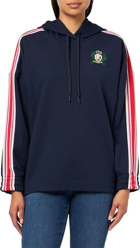Lacoste Women's Made in France Oversized Hoodie Sweatshirt in Saudi Arabia