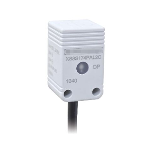 XS8S173PAL2C مستشعرات القرب الاستقرائي XS، Little Square 17x17mm، PBT، Flush، Sn 5 مم، PNP، NO، كابل 2 متر، 5 قطع in Kuwait