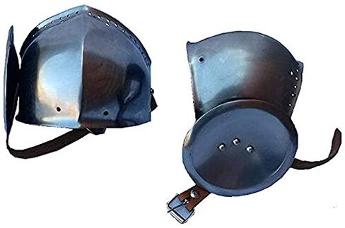 ARTIZANSTORE Medieval Steel Knee Cops Armour LARP Renaussance Replica SCA Combat in Saudi Arabia