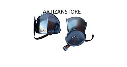 ARTIZANSTORE Medieval Steel Knee Cops Armour LARP Renaussance Replica SCA Combat in Saudi Arabia