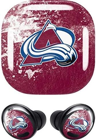 Skinit Decal Audio Skin Compatible with Samsung Galaxy Buds Pro - Officially Licensed NHL Colorado Avalanche Frozen Design in Saudi Arabia