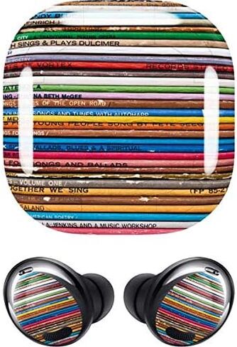 Skinit Decal Audio Skin Compatible with Samsung Galaxy Buds Pro Originally Designed Records Design in Saudi Arabia