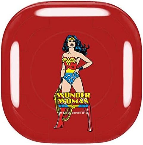 Skinit Decal Audio Skin Compatible with Samsung Galaxy Buds Pro - Officially Licensed Warner Bros Wonder Woman Portrait Design in Saudi Arabia