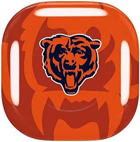 Skinit Decal Audio Skin Compatible with Samsung Galaxy Buds Pro - Officially Licensed NFL Chicago Bears Double Vision Design in Saudi Arabia