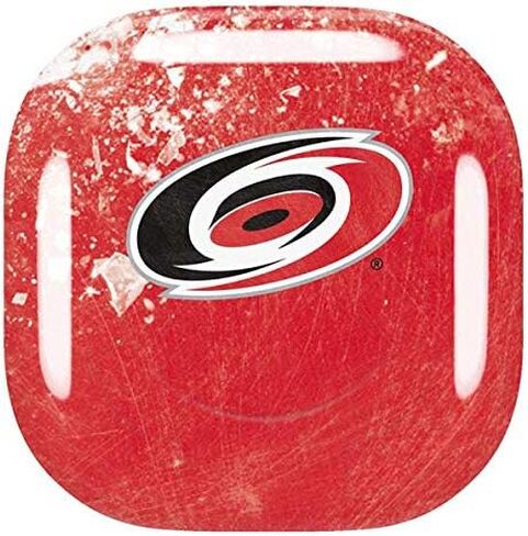 Skinit Decal Audio Skin Compatible with Samsung Galaxy Buds Pro - Officially Licensed NHL Carolina Hurricanes Frozen Design in Saudi Arabia