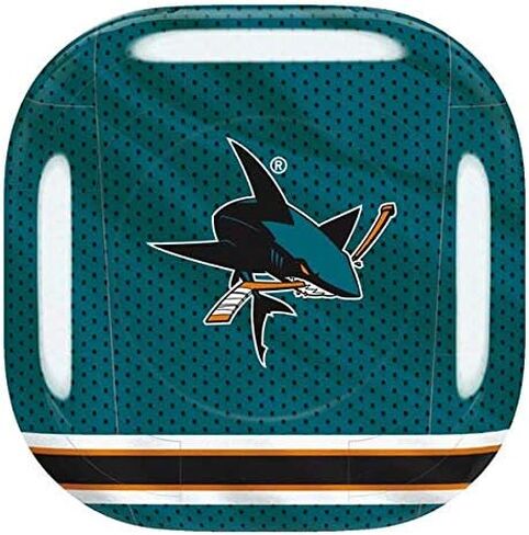 Skinit Decal Audio Skin Compatible with Samsung Galaxy Buds Pro - Officially Licensed NHL San Jose Sharks Home Jersey Design in Saudi Arabia