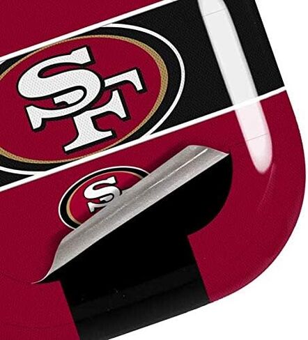 Skinit Decal Audio Skin Compatible with Samsung Galaxy Buds Pro - Officially Licensed NFL San Francisco 49ers Zone Block Design in Saudi Arabia