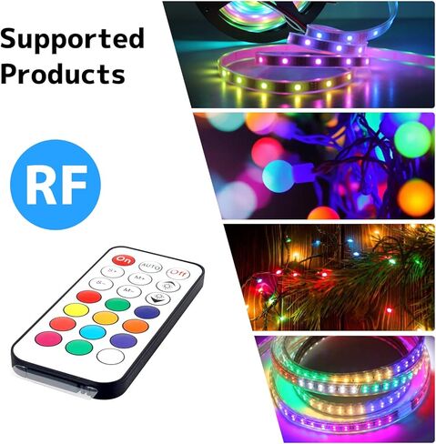 Ruirui Mini DC5-24V 21 Keys 2811 Remote Control RF Controller for WS2811 WS2812B 2811 2812 LED Strip Light in Saudi Arabia