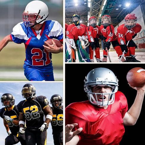 81 Pcs Football Helmet Repair Kit, Coldairsoap Hockey Helmet Replacement Parts Including Visor Clips J Clips Screwdriver Chin Strap Adapter Maintenance Tools for Baseball, Softball Helm in Kuwait