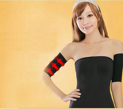 erioctry 2 Pack Slimming Arm Sleeves for Women Elastic Compression Shaper Sleeves Sports Workout Toning in Saudi Arabia