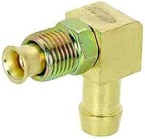 JEGS Straight Brass Fitting | 5/16 � Inverted Flare (1/2 �-20 Thread) x 3/8 � Hose | 90 Degrees | Made In USA | 1 Per Package in Saudi Arabia