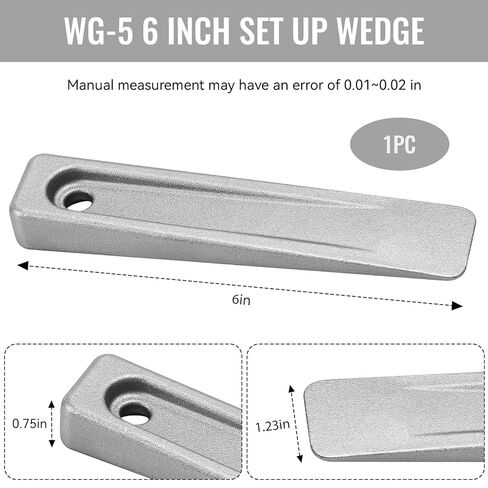 6 Inch Steel Wedges Set Up Wedge Instead of Jaw Pullers, Materials Steel Wedge for Setting up Work on Planers, Shapers, Milling Machines and Other Similar Applications in Kuwait