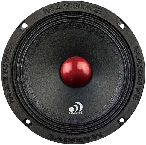 Massive Audio MM8A 8" Mid-Range Speaker | 300W Max, 150W RMS, 4 Ohm, Aluminum Basket, High Efficiency Pro Audio Speaker for Car, Motorcycle & UTV Sound Systems in Kuwait