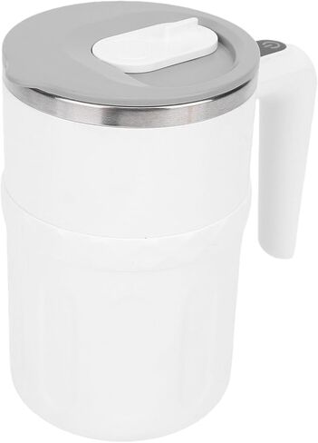 Self Stirring Mug, 380ml 304 Stainless Steel Magnetic Stirring Cup with LED Temperature Display and USB Charging, Automatic Cup for Coffee, Milk, Cocoa, Office, Kitchen, in Saudi Arabia