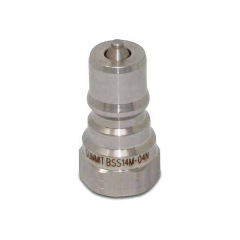1/4″ NPT ISO 7241-B Stainless Steel Quick Disconnect Hydraulic Male Coupler in Saudi Arabia