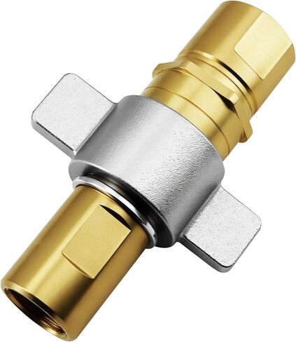 1" NPT Wet-Line Wing Nut Hydraulic Quick Disconnect Coupler/Coupling Set, Heavy-Duty Brass for Industrial Hydraulic Systems in Saudi Arabia