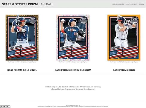 2026 Panini USA Stars & Stripes Prizm Baseball Hobby Box in Saudi Arabia