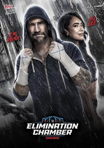 Topps CM Punk & AJ Lee 2026 Topps Now WWE Elimination Chamber Chicago, Trading Card #EC26 in Saudi Arabia