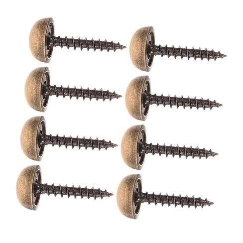 8pcs براغي التنصت الذاتي المسمار أغطية البراغي غطاء المسمار المسمار البراغي الزخرفية مع أغطية الأظافر النحاسية مسامير غطاء نحاسي بمسامير نحاسية مزخرفة للخشب ، S3571LB03V in Saudi Arabia