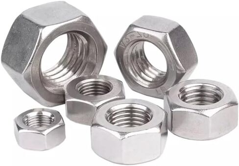 RWRAPS 1~50Pcs Left Hand Thread Nuts M3 -M20 304 Stainless Steel Reverse Opposite Left Thread Tighting Nut Hardware Nut(M20-1pcs) in Saudi Arabia