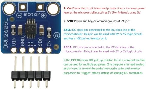 DRV2605L Motor Driver Module Buzzer Vibration Motor Controller Board Development Tools for Haptic Motor Control Module in Saudi Arabia
