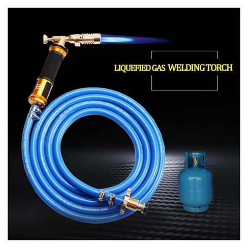 Electronic Ignition Liquefied Gas Welding Torch Kit with 3 Meters Hose for Soldering Cooking Brazing Heating Lighting tig Welding Accessories in Saudi Arabia