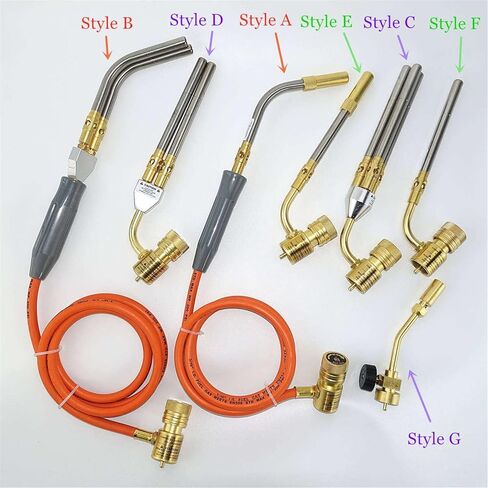 Gas Welding Flame Brazing Tool 1.5m Hose CGA600 BBQ Heating Quenching HVAC Plumbing Torch tig Welding Accessories in Saudi Arabia