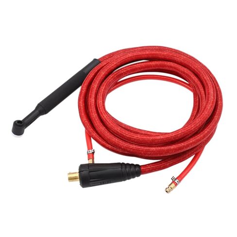 400cm Red Super Soft Hose Braided Air-Cooled Complete TIG Welding Torch 35-70 Connector tig Welding Accessories in Saudi Arabia