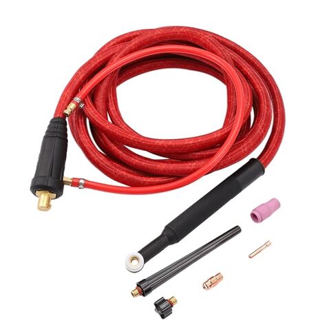400cm Red Super Soft Hose Braided Air-Cooled Complete TIG Welding Torch 35-70 Connector tig Welding Accessories in Saudi Arabia