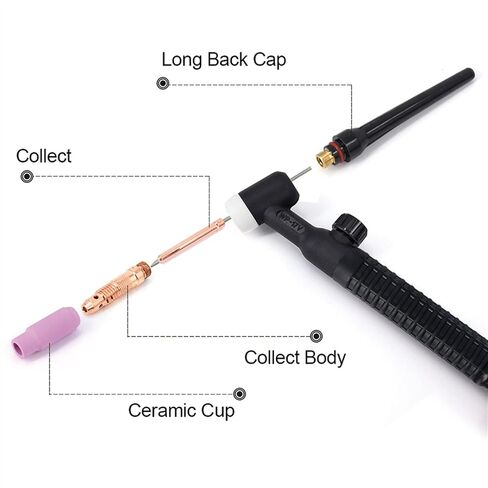 Torch газовая горелка 4M Welding Soldering Accessories Gun for Welder Machine tig Welding Accessories in Saudi Arabia