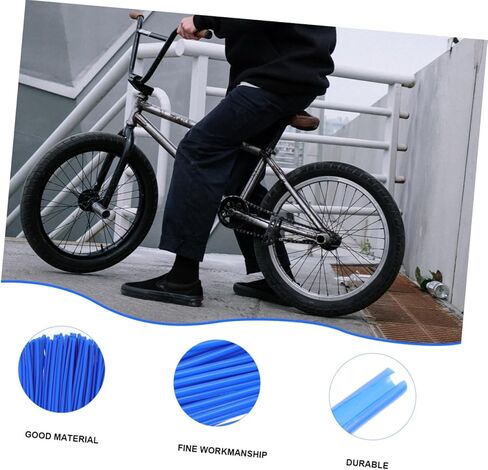 Hemoton 72pcs Motorcycle Rim Bike Wheel Covers Pe Plastic Protectors for Motorbike in Saudi Arabia