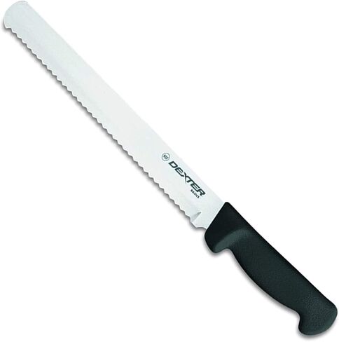 Dexter-Russell Basics P94804B 10" Scalloped Slicer/Bread Knife with Black Polypropylene Handle in Saudi Arabia